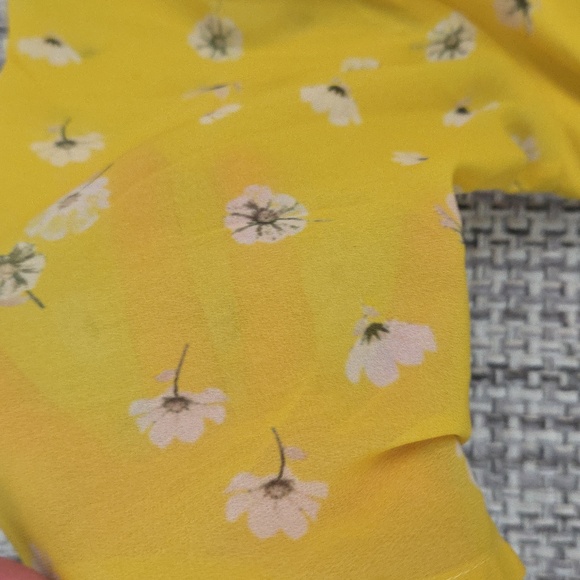 Floral Maxi Dress High Neckline Romantic Boho Tiered Ruffle - Picture 16 of 17